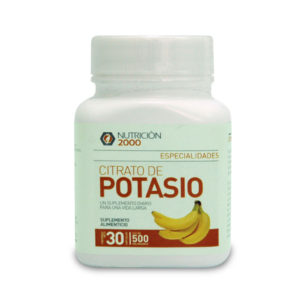 10 Citratos de Potasio 30 Cápsulas 500 mg