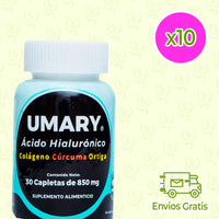 10 ACIDO HIALURONICO 30 CAPLETAS DE 860 MG